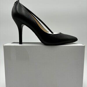 Nine West Nine West Fifth Black Leather Heels Women’s 8.5 M Pumps